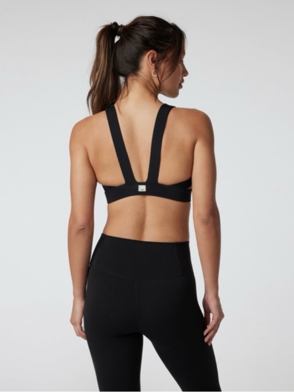 Vuori Black Stride  Sports Bra Style # VW1036 size XS